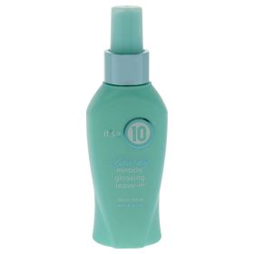 Blow Dry Miracle Glossing Leave-In by Its A 10 for Unisex - 4 oz Treatment