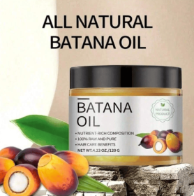 Conditioner Dr. Sebi Raw Batana Oil From Honduras, Unrefined, Organic And Natural Ingredients - 4.2 OZ