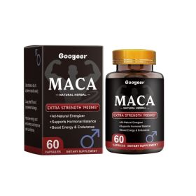 Googeer Maca Capsules Dietary Supplements Body Therapy (Option: Default)