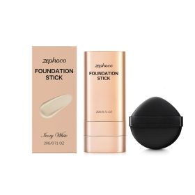 Facial skincare products Transparent Concealer Foundation Stick Ivory White Lightweight Watery Silky (Option: Default)