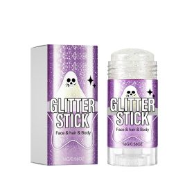 Facial skincare products Glitter Makeup Stick Bright White Create Halloween Companion Makeup Easy To (Option: Default)
