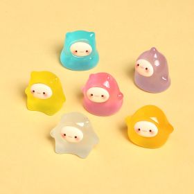 Cute Mini Fairy Ghost Night Light In 6 Colors (Option: Default)