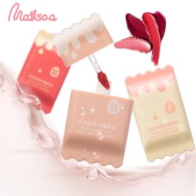 Maysoo(#02) Milk Candy Lip Cream – Soft Matte Finish, Long-lasting, Hydrating, Cute Candy-Inspired Design, Precision Tip Application(#02) (Option: Default)