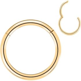 16g- Steel Hoop-rose Gold-10-1 (Option: Default)