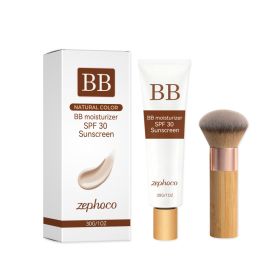 Moisturizing Sunscreen BB Cream (Natural Color) Soft Clear Fine Concealer Misty Natural Base (Option: Default)
