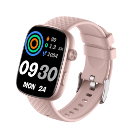 Smart Watch Bluetooth Call &1.95 HD Screen -Heart Rate SpO2 Sleep Monitor, 3ATM Waterproof Fitness Tracker For IoS Android (Option: Pink)