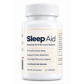 Sleep Aid Supplement With Melatonin Magnesium Glycinate Theanine GABA And Chamomile (Option: 1 Bottle)
