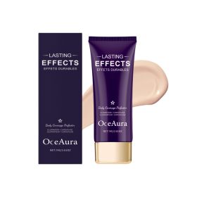 Concealer Natural Covering Flaws Light and Thin Natural Skin Gloss Moisturizing Scorching Makeup (Option: Default)