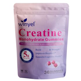 WINYEL Creatine Monohydrate Gummies, 5 Grams Per Serving, Sugar-free Creatine Gummies, Suitable For Workouts, Strength, Cognitive Health, And Mus (Option: 01)