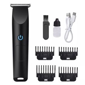 NEW Men Hair Cutting Barber Electric Hair Trimmer Clippers Beard Shaving Machine (Option: A)