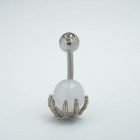 Piercing Banana Piercing Stainless Steel 14G Belly Button Piercing Women's Claws Design Wedding (Option: Default)