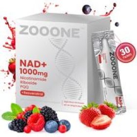 ZOOONE 1000mg NAD+ Berry Flavor Drink Mix For Skin Aging Support, Energy, And Focus - 30 Pack - (Option: Default)