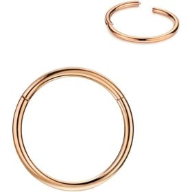 20g- Steel Hoop-rose Gold-7-1 (Option: Default)
