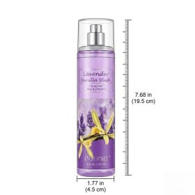 Fragrance Body Mist - Large Size 8 Fl. Oz,236 Ml - Refreshing Scented Mist With Aloe & Vitamin E For Daily Hydration (Option: Lavender)