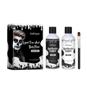 Eelhope Halloween Party Quick Dry Liquid Painting Foundation Makeup Joker Colorful Liquid (Option: Default)