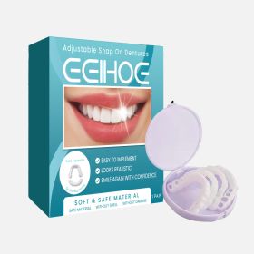 EELHOE Denture 1-Piece Secure Hold Smile Enhancement Gap Filling for Daily Oral Care (Option: Default)