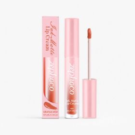 zephoco Matte Liquid Lip Color, Orange Red, 3 ml (Option: 3 ml)