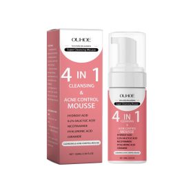 Facial Cleanser Salicylic Acid Foam Gentle Moisturizing Oil Controlling Skin Cleansing Fine Pore (Option: Default)