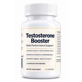 Testosterone Support Supplement For Men With Tongkat Ali Fenugreek Ashwagandha Shilajit (Option: 1 Bottle)