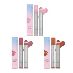 Liquid Highlighter Blush Lip Gloss - Transfer-proof Hydrating (Option: Default)