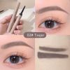4 Kleuren Geverfd Wenkbrauw Crème Waterproof Langdurige Stereotiepe Grijs Bruin Wenkbrauw Poeder 2 In 1 Wenkbrauw Potlood Make-Up Cosmetica
