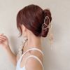 French Vintage Metal Hair Grab Rhinestone Grab Clip Hair Accessories Set