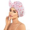 Shower Cap Luxury Shower Caps for Women Reusable Waterproof Hair Cap for Shower
