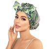 Shower Cap Luxury Shower Caps for Women Reusable Waterproof Hair Cap for Shower