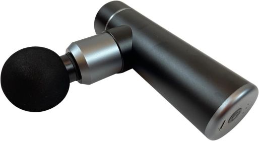 Muscle Massage Percussive Gun Deep Tissue with 3 Adjustable Speeds and 4 Heads, Portable Body Pain Relief, Workout Relaxation (Color: black)