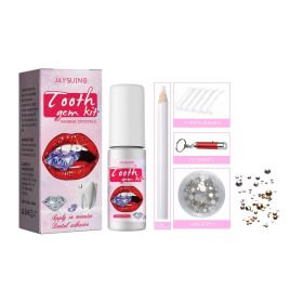 Jaysuing Tooth Gem Kit, Accessories Easy To Remove And Install Crystal Dental Drill Tooth Embellish Glitter Stick (Quantity: 2pcs)