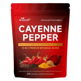 Chili Pepper Softgel Supplement To Support Leg Vein, Heart, And Vascular Health. Contains Vitamins C, D3, And K2, As Well As Extracts Of Grape Se (Option: 01)