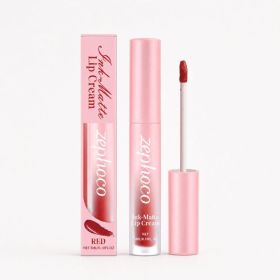 zephoco Matte Liquid Lip Color, True Red, 3 ml (Option: 3 ml)