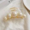 French Vintage Metal Hair Grab Rhinestone Grab Clip Hair Accessories Set