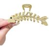 French Vintage Metal Hair Grab Rhinestone Grab Clip Hair Accessories Set