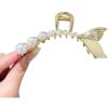 French Vintage Metal Hair Grab Rhinestone Grab Clip Hair Accessories Set
