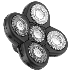 Men Electric Shaver Replacement Blade 5 Heads Beard Cutter (Option: Black)