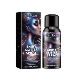Highlighter Sparkle Spray Hair Body Clavicle Spray Sparkle Pink Holiday Carnival (Option: Default)