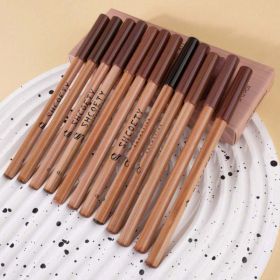 12Pcs Lip Liner Pencils, Waterproof Long Lasting Wooden Lip Liners, Natural Lip Makeup Kit For Lip Outline & Filling, Multi Shades Lip Pencil Set (Option: 12pcs)