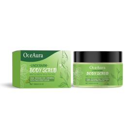 Body Scrub Green Tea Underarm Detoxifying Exfoliating Student Unisex Underarm Whitening Joint Tender Skin Hydrating Moisturizing (Option: Default)